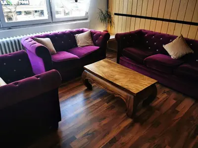 Ein Sitzbereich in der Unterkunft City Hotel Pforzheim