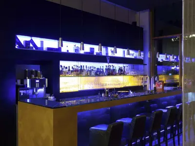Lounge oder Bar in der Unterkunft Novotel Karlsruhe City