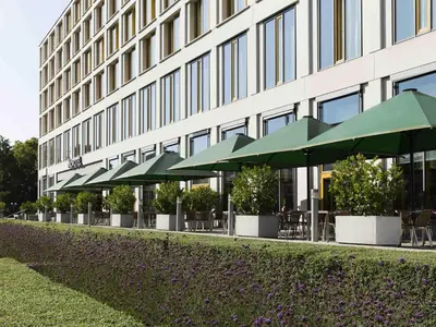Das Gebäude in dem sich das Hotel befindet