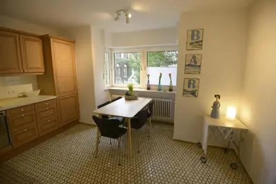 Küche/Küchenzeile in der Unterkunft WeinheimResidence