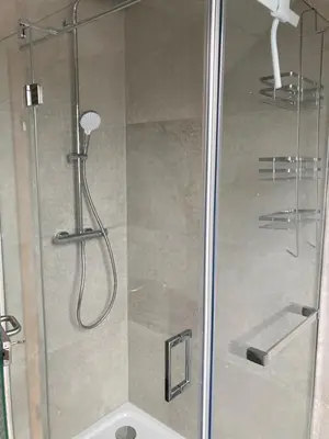 Ein Badezimmer in der Unterkunft Ahorn 11