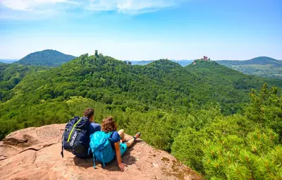 Naturlandschaft in der Nähe des Ferienhauses