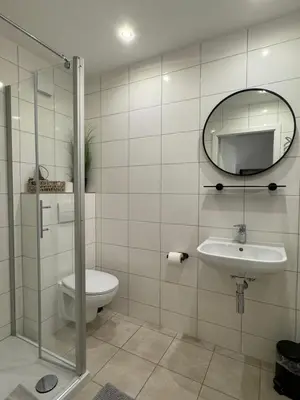 Ein Badezimmer in der Unterkunft Gasthaus Zum Alten Euler