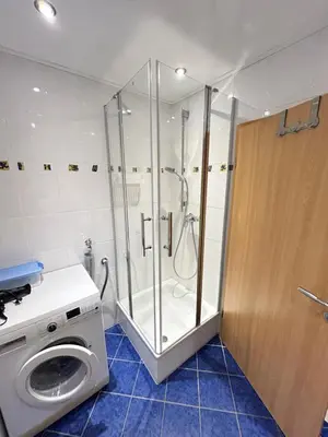 Ein Badezimmer in der Unterkunft Wohnung Ahorn