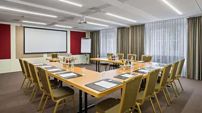 Der Geschäftsbereich oder Konferenzraum in der Unterkunft Best Western Hotel Darmstadt Mitte