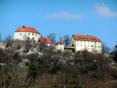 Das Gebäude in dem sich das Privatzimmer befindet