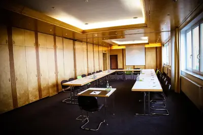 Der Geschäftsbereich oder Konferenzraum in der Unterkunft Rheinhessen Inn GmbH