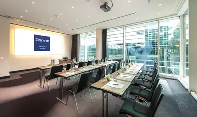 Der Geschäftsbereich oder Konferenzraum in der Unterkunft Dorint Kongresshotel Mannheim