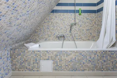 Ein Badezimmer in der Unterkunft Halber Mond