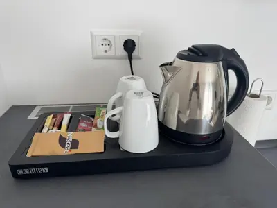 Kaffee-/Teezubehör in der Unterkunft Hotel Barth
