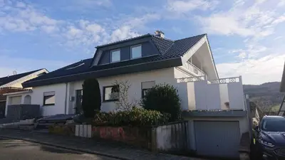 Das Gebäude in dem sich die Ferienwohnung befindet