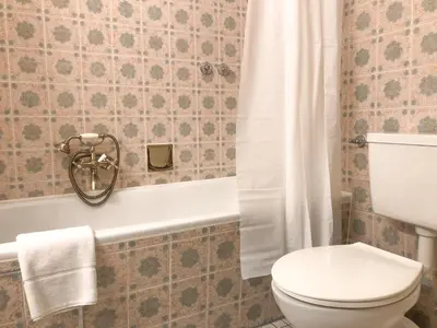 Ein Badezimmer in der Unterkunft Hotel Harzer am Kurpark