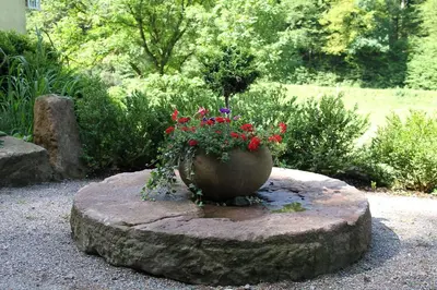 Ein Garten an der Unterkunft Business Class Hotel Häckermühle