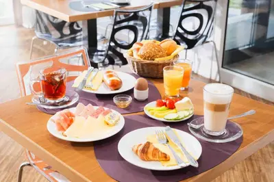 Essen im Hotel oder in der Nähe