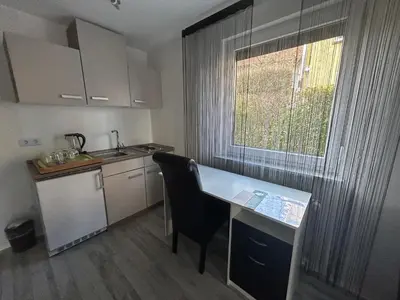 Küche/Küchenzeile in der Unterkunft Hotel Hasselberg