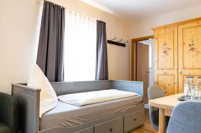 Ein Sitzbereich in der Unterkunft Hotel Beim Schupi Karlsruhe