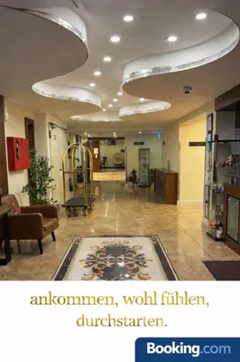 Lobby/Rezeption in der Unterkunft Airport Global Hotel