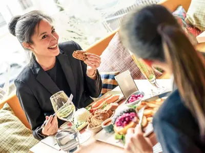 Getränke in der Unterkunft Mercure Hotel Mannheim am Rathaus
