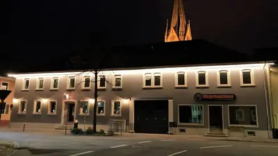 Das Gebäude in dem sich das Hotel befindet