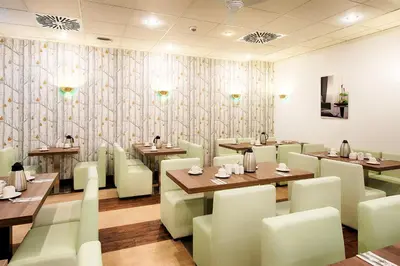 Ein Sitzbereich in der Unterkunft ACHAT Hotel Frankenthal in der Pfalz