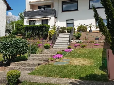 Ein Garten an der Unterkunft Apartment am Kaffelstein - mit Terrasse