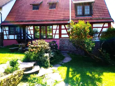 Ein Garten an der Unterkunft Ferienhaus Marré - mit Grill, Feuerstelle und Gartensauna