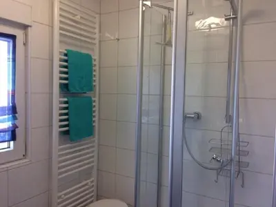 Ein Badezimmer in der Unterkunft Ferienwohnung Anke Kaufmann
