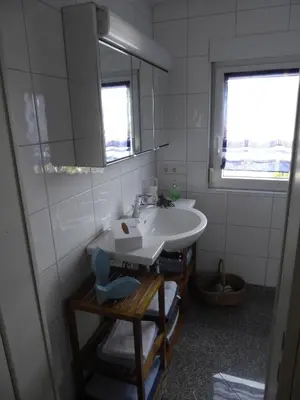 Ein Badezimmer in der Unterkunft Ferienwohnung Anke Kaufmann