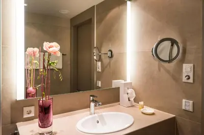 Ein Badezimmer in der Unterkunft Hotel Der Blaue Reiter Design- & Tagungshotel