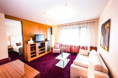TV/Unterhaltungsangebot in der Unterkunft Hotel Der Blaue Reiter Design- & Tagungshotel
