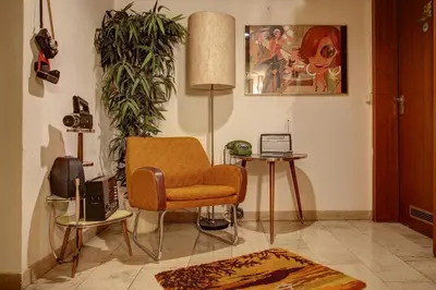 Ein Sitzbereich in der Unterkunft Trip Inn Hotel Blankenburg