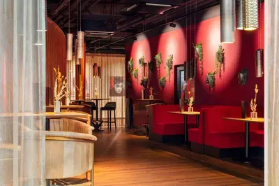 Ein Restaurant oder anderes Speiselokal in der Unterkunft Amedia Plaza Speyer, Trademark Collection by Wyndham