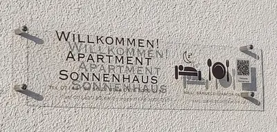 Ein Zertifikat, Auszeichnung, Logo oder anderes Dokument, das in der Unterkunft Apartment Sonnenhaus ausgestellt ist
