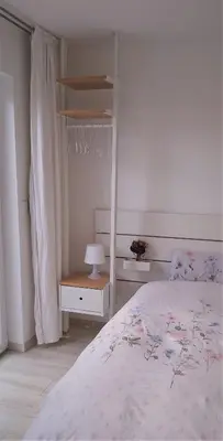 Ein Bett oder Betten in einem Zimmer der Unterkunft Apartment Sonnenhaus