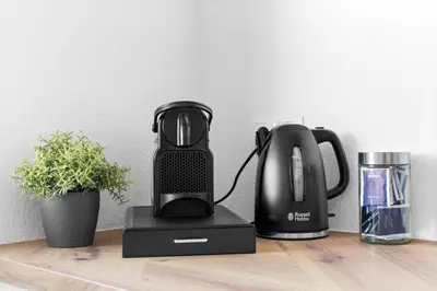 Kaffee-/Teezubehör in der Unterkunft - NEU - Große & gemütliche 3 Zimmer Wohnung