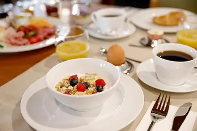 Essen im Hotel oder in der Nähe