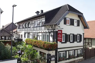 Das Gebäude in dem sich das Hotel befindet