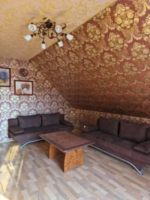 Ein Sitzbereich in der Unterkunft Apartment Natali