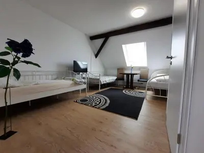 Ein Bett oder Betten in einem Zimmer der Unterkunft Pension Bei Valentina