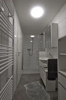 Ein Badezimmer in der Unterkunft Haus Rheinsheimer Scheuer