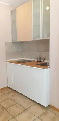 Küche/Küchenzeile in der Unterkunft Bacchus - helles und geräumiges Appartement mit Balkon in Uninähe
