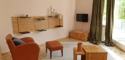 TV/Unterhaltungsangebot in der Unterkunft Bacchus - helles und geräumiges Appartement mit Balkon in Uninähe