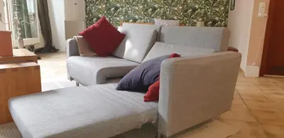 Ein Sitzbereich in der Unterkunft Bacchus - helles und geräumiges Appartement mit Balkon in Uninähe