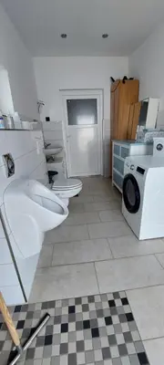 Ein Badezimmer in der Unterkunft Urlaub im Bauwagen