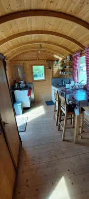Grundriss der Unterkunft Urlaub im Bauwagen