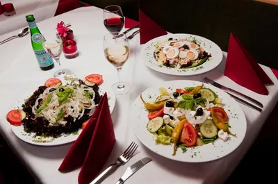 Essen im Hotel oder in der Nähe
