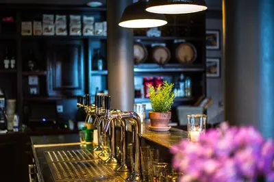 Getränke in der Unterkunft Gasthaus & Hotel Bischoff