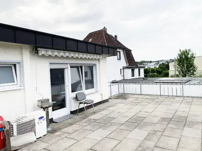 Ein Balkon oder eine Terrasse in der Unterkunft My-Skypalace Bad-Friedrichshall