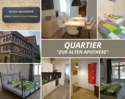 Ein Bett oder Betten in einem Zimmer der Unterkunft Ferienwohnung