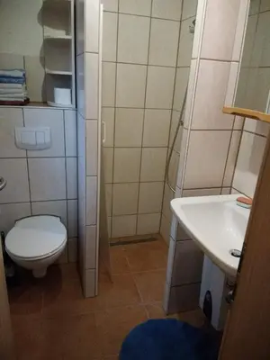 Ein Badezimmer in der Unterkunft Fewo Frank